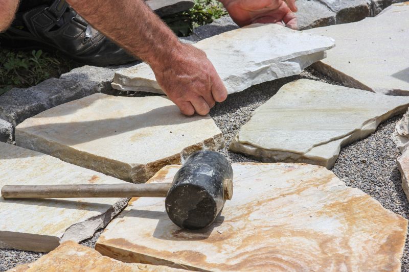 Natural Stone Paver Installation